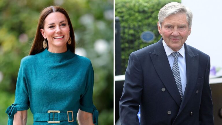 Kate Middleton chráněná tatínkem Michaelem zvláštním gestem